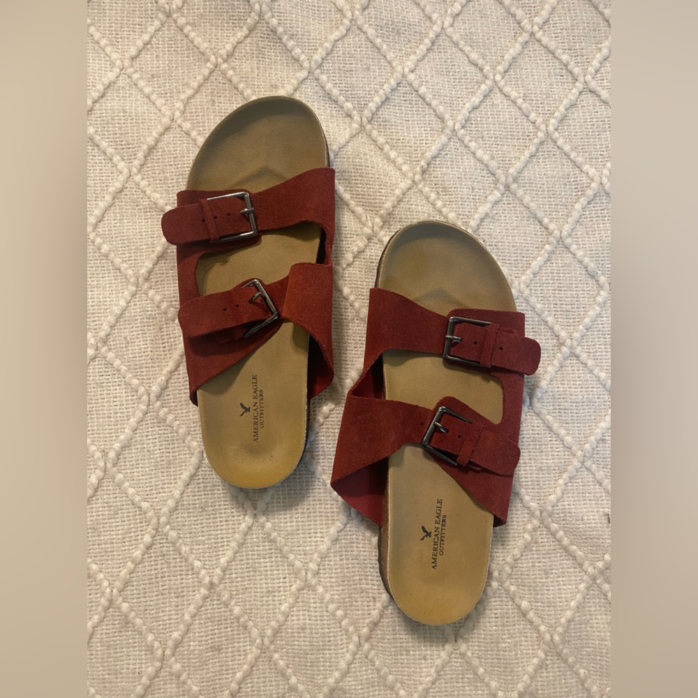 AE Maroon Slides - Picture 1 of 2